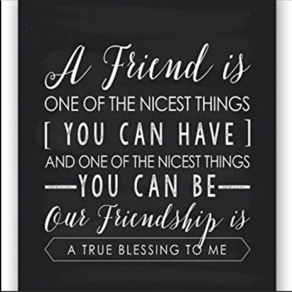 For a dear friend